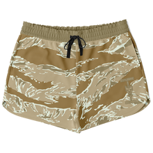 Load image into Gallery viewer, Athletic Shorty Shorts - Desert Tiger Stripe