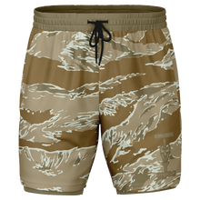 Load image into Gallery viewer, Athletic Technical Shorts - Desert Tiger Stripe