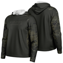 Load image into Gallery viewer, Explosive Hooded Performance Shirt - Black Multicam