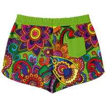 Load image into Gallery viewer, Athletic Shorty Shorts - Greenhouse Effect