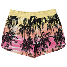 Load image into Gallery viewer, Athletic Shorty Shorts - Watercolour Palms