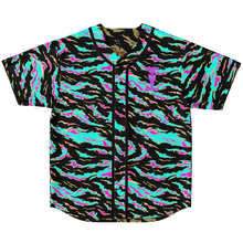 Load image into Gallery viewer, Explosive Reversible Baseball Jersey - Desert & Miami Tiger Stripe