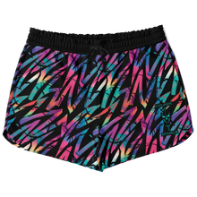 Load image into Gallery viewer, Athletic Shorty Shorts - Neon Stripe