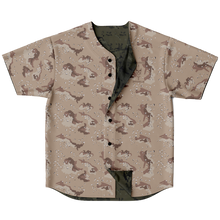 Load image into Gallery viewer, Explosive Reversible Baseball Jersey - Black Multicam & Desert Choc Chip