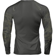 Load image into Gallery viewer, Black Multicam Rash Guard