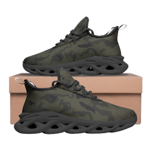 Load image into Gallery viewer, Explosive Mesh Knit Sneakers - Black Multicam