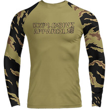 Load image into Gallery viewer, Dirty Tiger Stripe Rash Guard