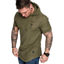 Load image into Gallery viewer, Hooded Quick Dry Blend Tee Shirt - SALE