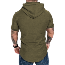 Load image into Gallery viewer, Hooded Quick Dry Blend Tee Shirt - SALE