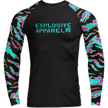 Load image into Gallery viewer, Miami Tiger Stripe Rash Guard