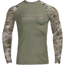 Load image into Gallery viewer, Multicam Rash Guard