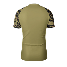 Load image into Gallery viewer, Explosive Short-sleeve Rash Guard - Dirty Tiger Stripe