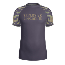 Load image into Gallery viewer, Short-sleeve Rash Guard - Tiger Stripe