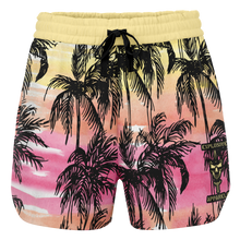 Load image into Gallery viewer, Athletic Shorty Shorts - Watercolour Palms