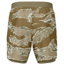 Load image into Gallery viewer, Athletic Technical Shorts - Desert Tiger Stripe