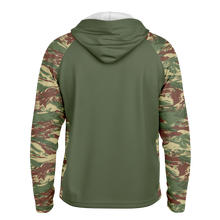 Load image into Gallery viewer, Explosive Hooded Performance Shirt - Rhodesian Brush Stroke