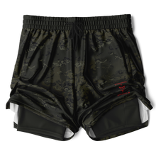 Load image into Gallery viewer, Athletic Technical Shorts - Black Multicam