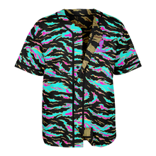 Load image into Gallery viewer, Explosive Reversible Baseball Jersey - Desert & Miami Tiger Stripe