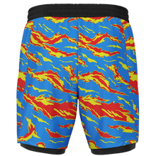 Load image into Gallery viewer, Athletic Technical Shorts - Mediterranean Tiger Stripe