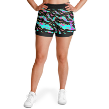 Load image into Gallery viewer, Womens Athletic Technical Shorts - Miami Tiger Stripe