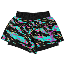 Load image into Gallery viewer, Womens Athletic Technical Shorts - Miami Tiger Stripe