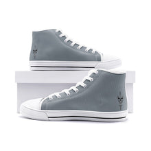 Load image into Gallery viewer, Urban Grey High Top Canvas Shoes