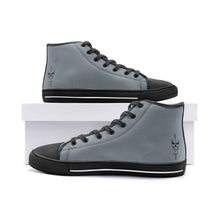 Load image into Gallery viewer, Urban Grey High Top Canvas Shoes
