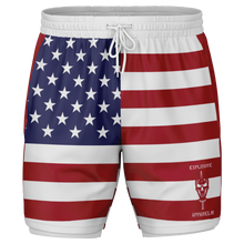 Load image into Gallery viewer, Athletic Technical Shorts - Stars & Stripes