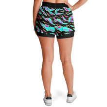 Load image into Gallery viewer, Womens Athletic Technical Shorts - Miami Tiger Stripe