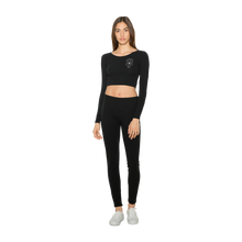 Load image into Gallery viewer, Long Sleeve Jersey Crop Top