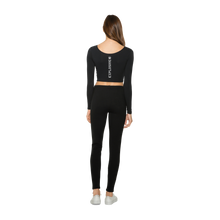 Load image into Gallery viewer, Long Sleeve Jersey Crop Top