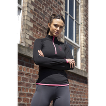 Load image into Gallery viewer, Womens 1/2 Zipped Sweatshirt