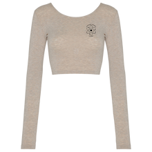 Load image into Gallery viewer, Long Sleeve Jersey Crop Top