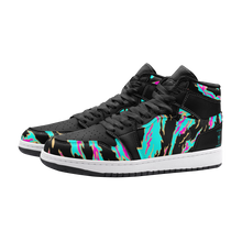 Load image into Gallery viewer, Miami Stripe Hi Top Unisex Trainer