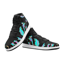 Load image into Gallery viewer, Miami Stripe Hi Top Unisex Trainer