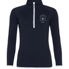 Load image into Gallery viewer, Womens 1/2 Zipped Sweatshirt