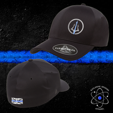 Load image into Gallery viewer, Thin Blue Line - Flex Fit Delta Closed Back Cap - Black