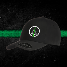 Load image into Gallery viewer, Thin Blue Line - Flex Fit Delta Closed Back Cap - Black