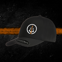 Load image into Gallery viewer, Thin Blue Line - Flex Fit Delta Closed Back Cap - Black