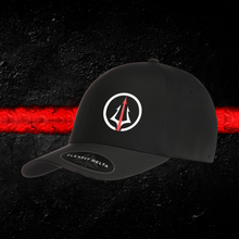 Load image into Gallery viewer, Thin Blue Line - Flex Fit Delta Closed Back Cap - Black