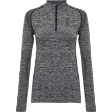 Load image into Gallery viewer, Womens Performance Seamless Zipped Long Sleeve Top