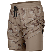 Load image into Gallery viewer, Athletic Technical Shorts - Desert Choc Chip