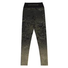 Load image into Gallery viewer, Yoga Leggings Black Multicam/Olive