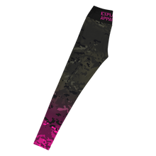 Load image into Gallery viewer, Yoga Leggings Black Multicam/Pink