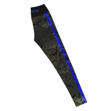 Load image into Gallery viewer, Yoga Leggings Thin Blue Line