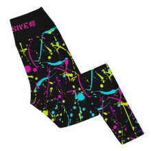 Load image into Gallery viewer, Yoga Leggings Neon Splatter
