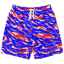 Load image into Gallery viewer, Freedom Stripe Men's Athletic Long Shorts