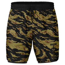 Load image into Gallery viewer, Athletic Technical Shorts - Dirty Tiger Stripe