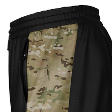Load image into Gallery viewer, Athletic Technical Shorts - Black & Multicam
