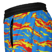 Load image into Gallery viewer, Athletic Technical Shorts - Mediterranean Tiger Stripe